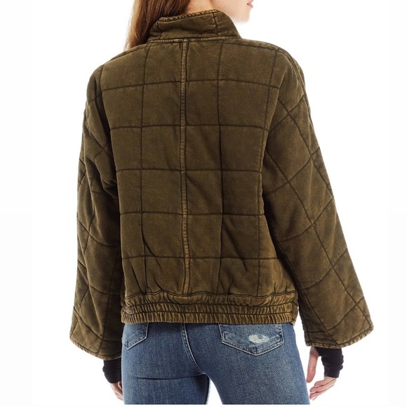 Free People Dolman Quilted Knit Jacket - Picture 6 of 11